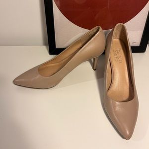 Franco Sarto Low Nude Heels